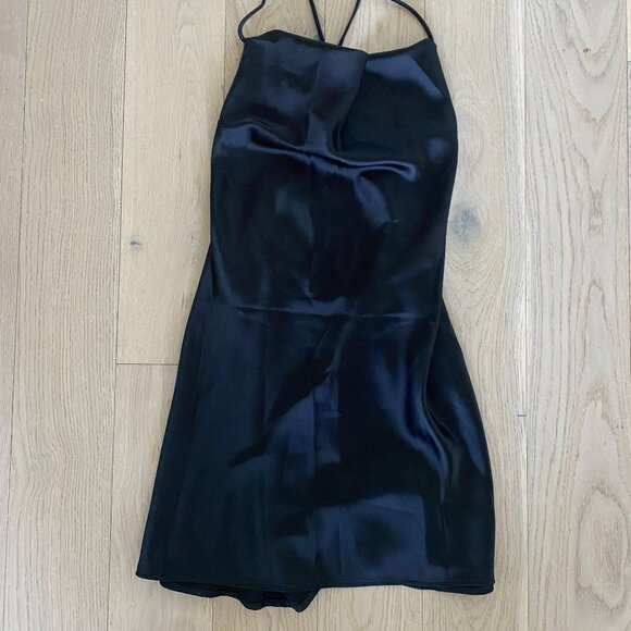 Satin Mini Dress - Picture 1 of 3